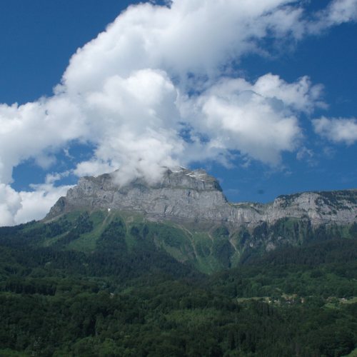 Dans la vallée près de Sallanches